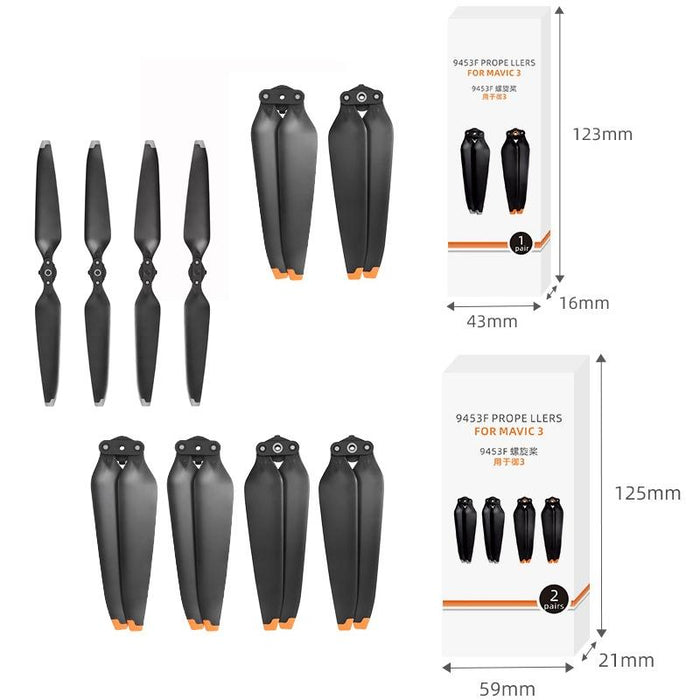 2 Pairs 9453f Quick Release Paddle Tip Blades For Mavic 3