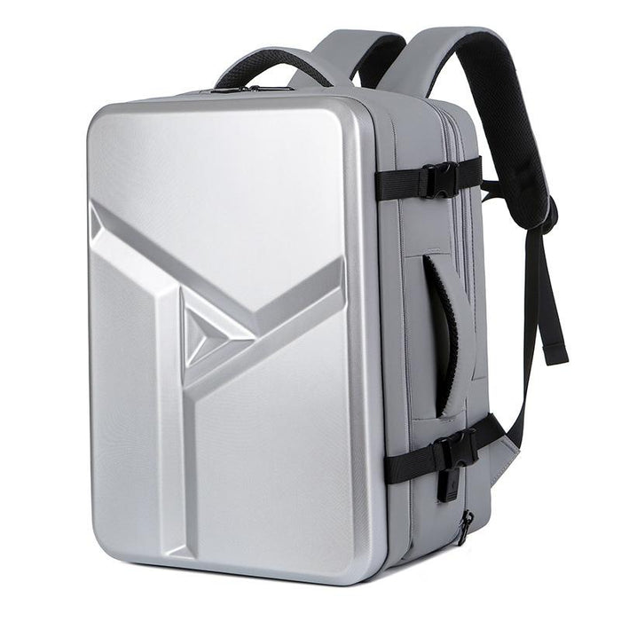 Waterproof Expandable Hard Shell Backpack with Usb Charging