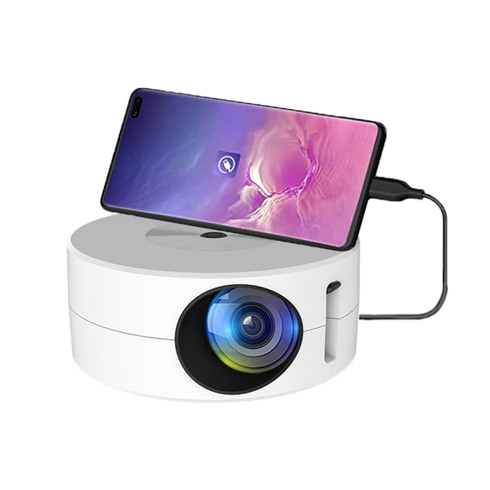 Yt200 320 X 180P Led Hd Mini Projector Usb Powered Supports Wired Connection Phone Screen