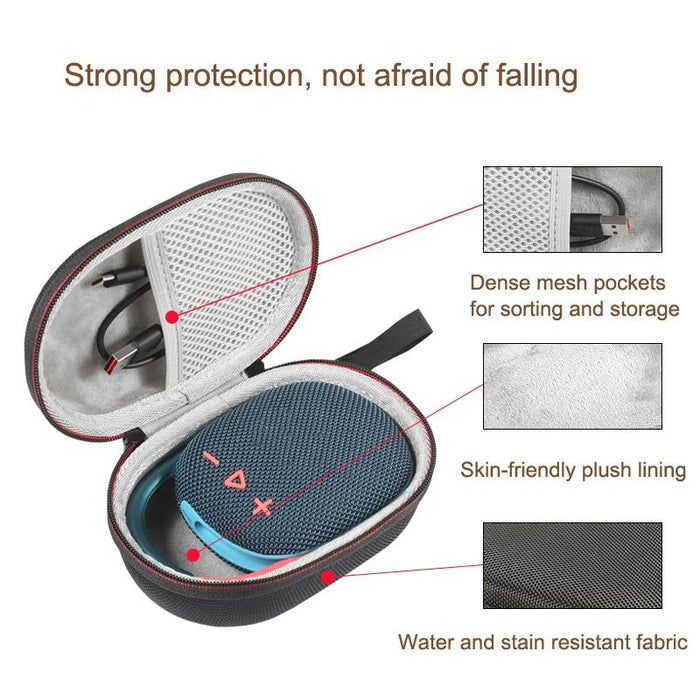 For Jbl Clip 4 Speaker Storage Bag Anti-Crush Protection Box