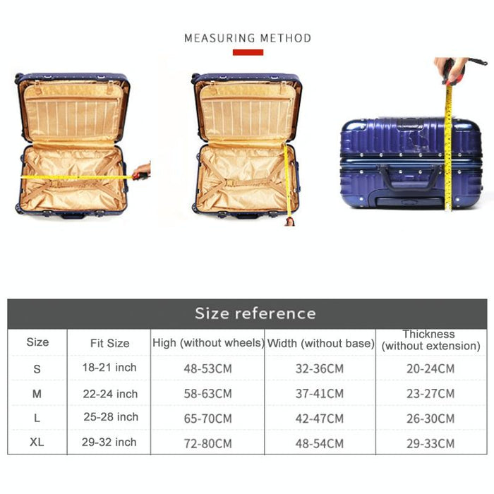 Medium Elastic Luggage Cover - Thick Wear-resistant
