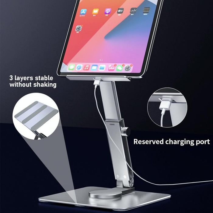 Desktop Folding Phone Stand Portable Telescopic Rotary