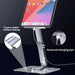 Desktop Folding Phone Stand Portable Telescopic Rotary