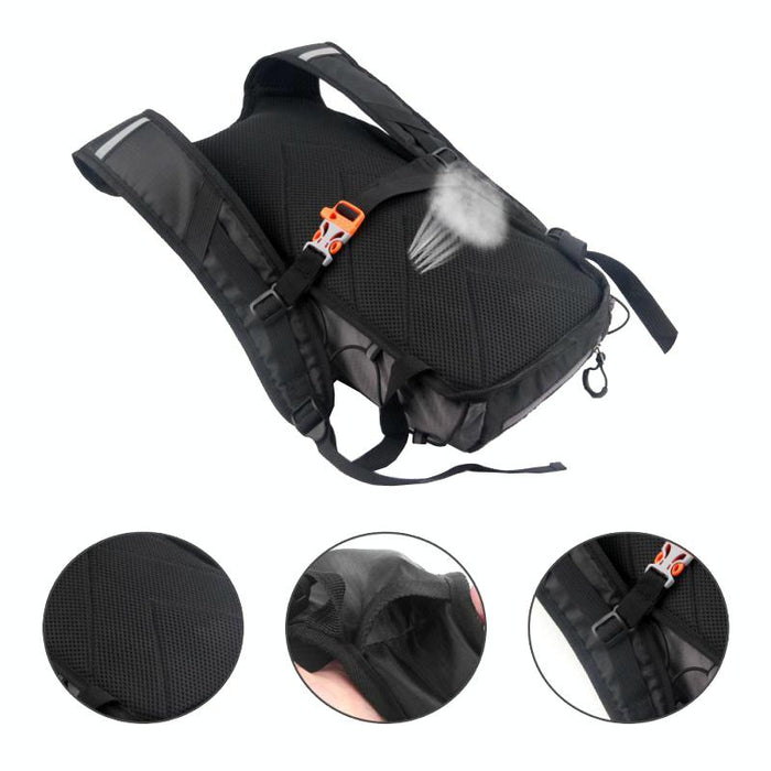 Dh115 Outdoor Running Sports Cycling Water Bag Backpack Colour Black + Water Bag