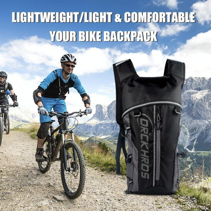 Dh115 Outdoor Running Sports Cycling Water Bag Backpack Colour Black + Water Bag