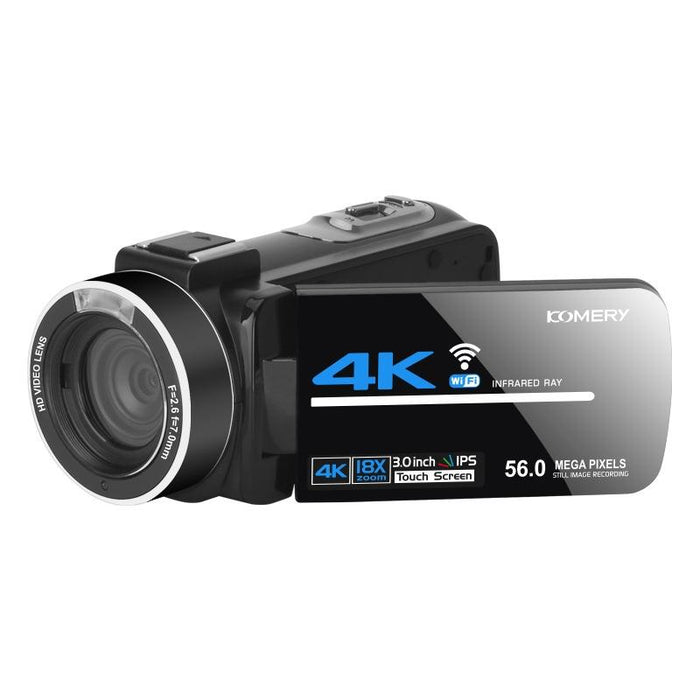 Af2 5600Px 18X Zoom 4K Digital Video Camera Black