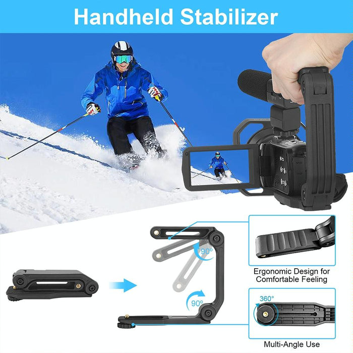 Af2 5600Px 18X Zoom 4K Digital Video Camera With Stabilizers Kit