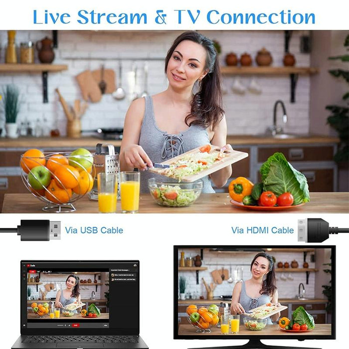 Rx200 64Mp 18X Zoom 4-Inch Touch Screen Handheld Digital Video Camera Black