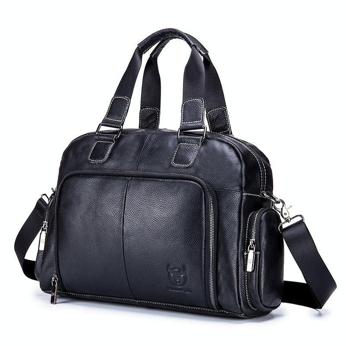 Large Capacity Leather Crossbody Travel Bag
