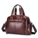 Large Capacity Leather Crossbody Travel Bag