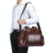 Large Capacity Leather Crossbody Travel Bag