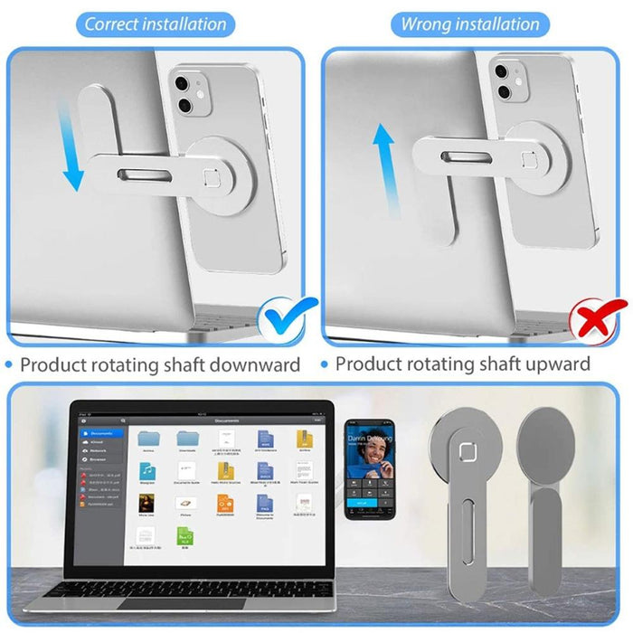 Laptop Phone Expansion Bracket Aluminum Magnetic Stand