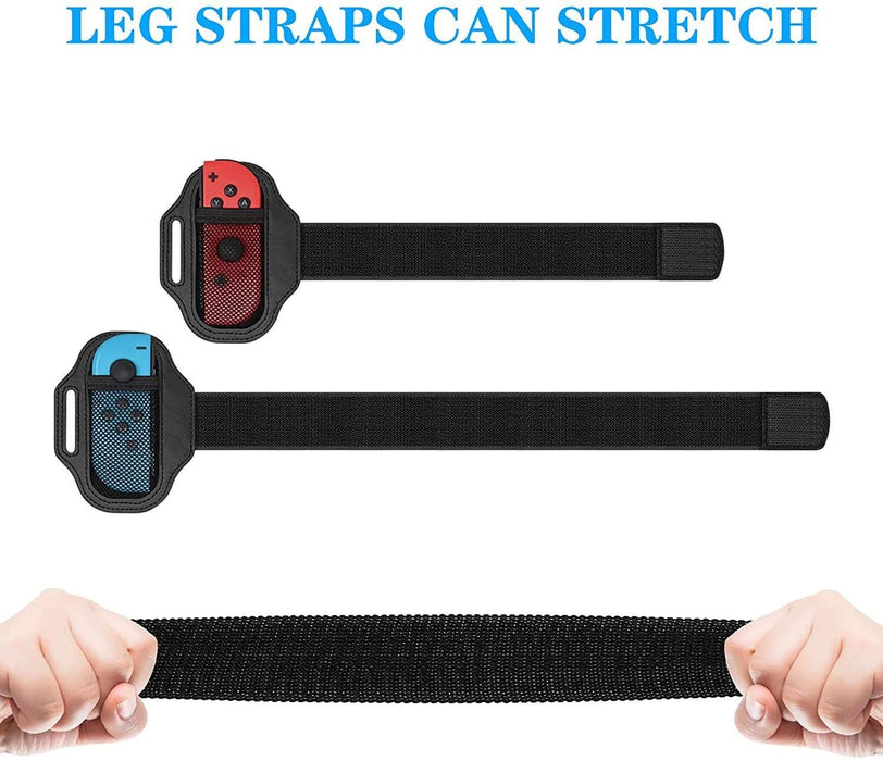 Adjustable Joycon Leg Strap With Elastic Band