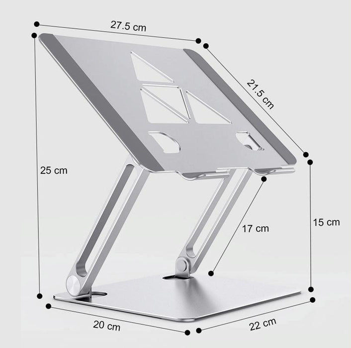 Aluminum Laptop Tablet Stand Foldable Elevated Cooling