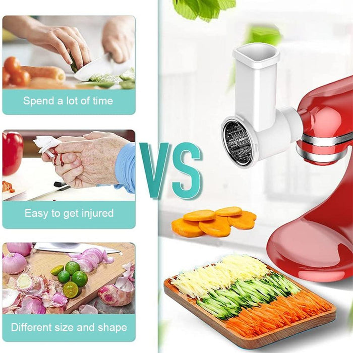 Vertical Mixer Kitchen Slicer & Grater For Kitchenaid 4.5Qt / 5Qt