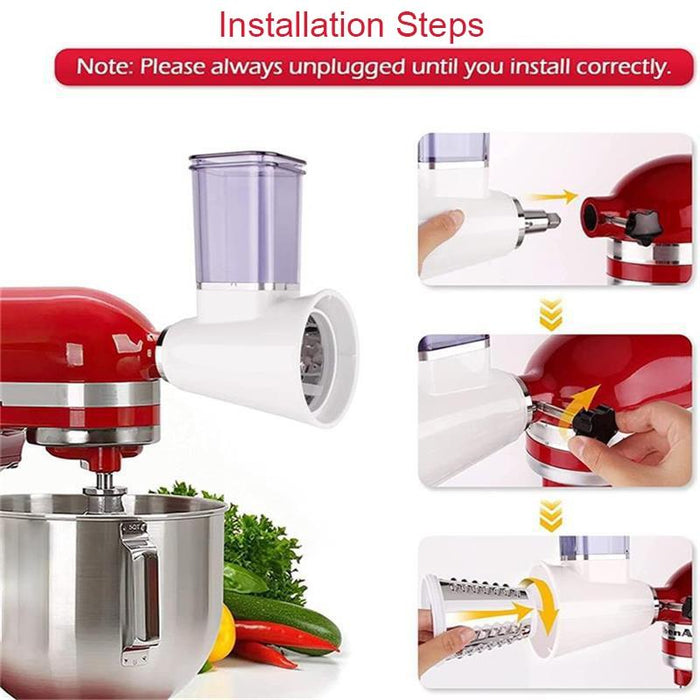 Multi Functional Kitchenaid Vegetable Cutter Slicer & Grater