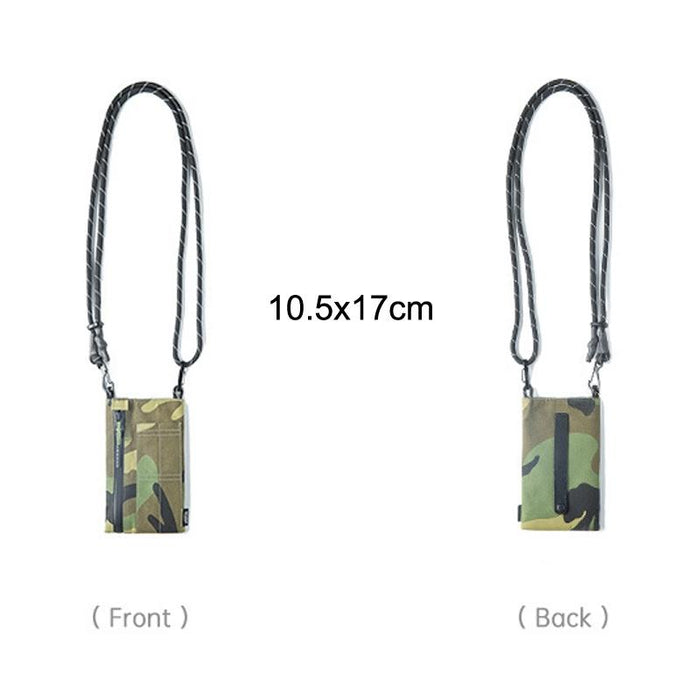 Retro Messenger Bag Single Shoulder Fanny Pack Camouflage