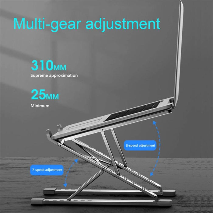 Double-layer Foldable Lifting Aluminum Alloy Laptop Heat