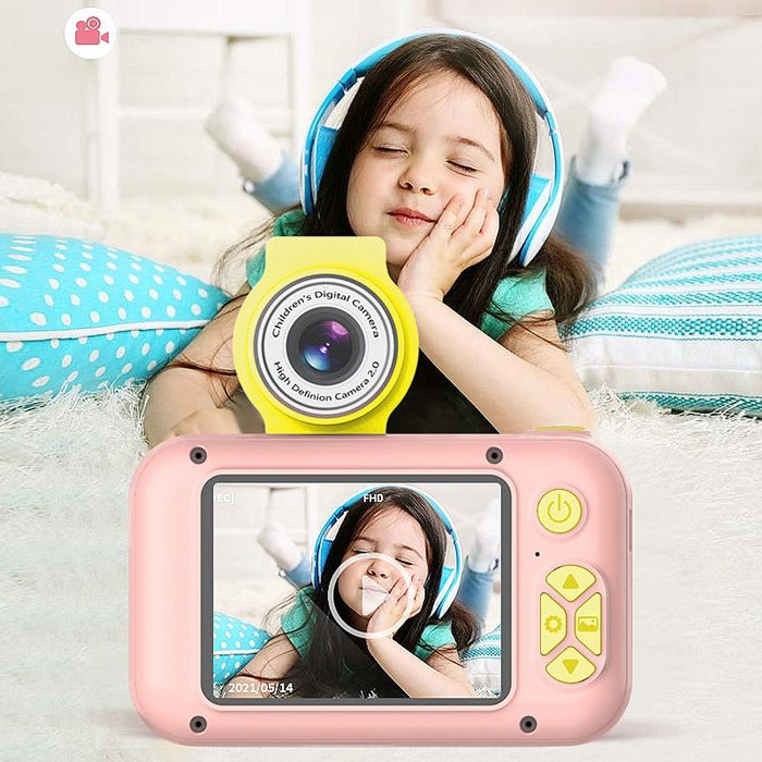 X101 Mini Hd Lens Reversible Child Camera - Blue