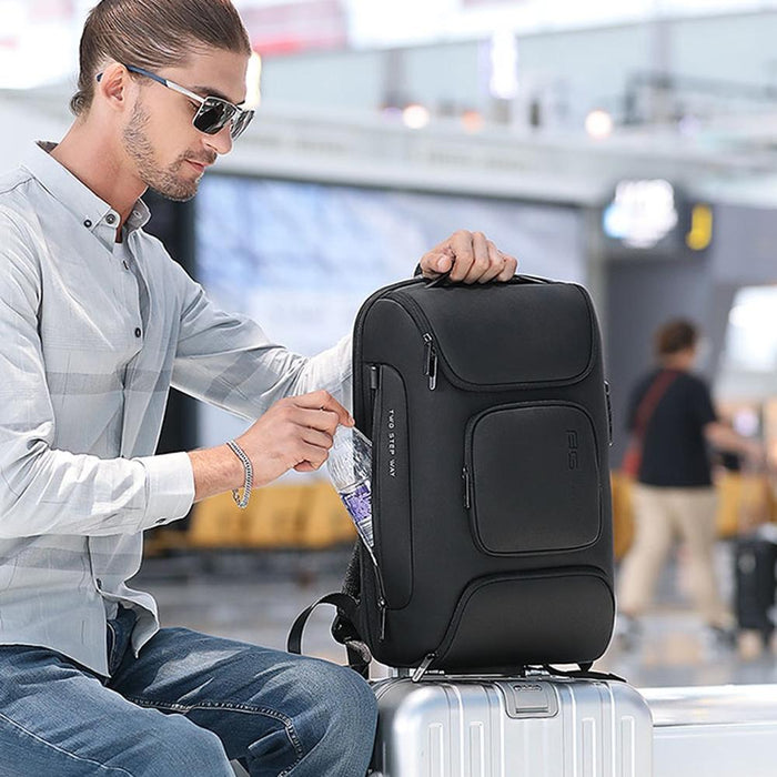 Waterproof Antitheft Men Backpack for 15.6 Laptop - Travel