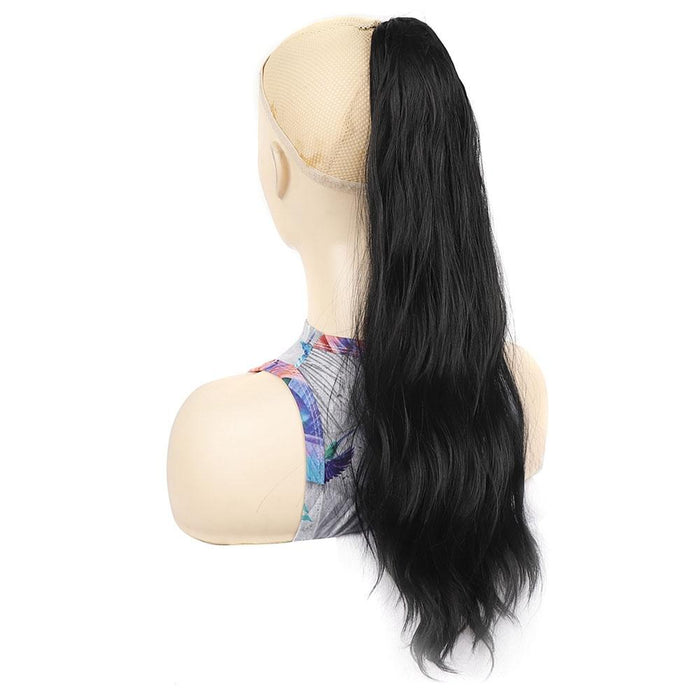 Long Water Ripple Clip On Ponytail Wig