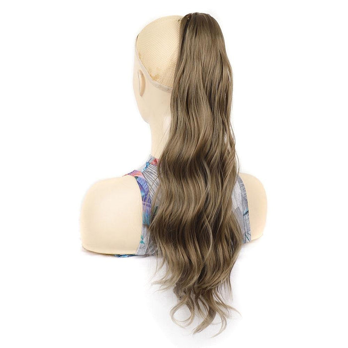 Long Water Ripple Clip On Ponytail Wig