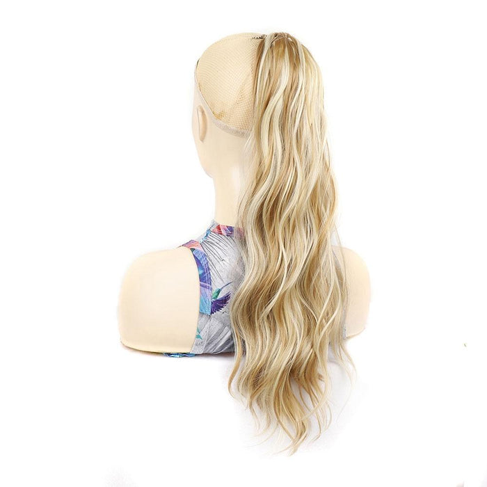 Long Water Ripple Clip On Ponytail Wig