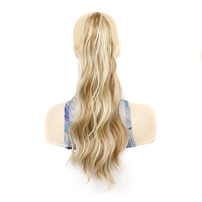 Long Water Ripple Clip On Ponytail Wig