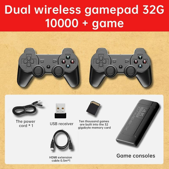 K9 Game Console Home Tv Double Battle Simulator 32G Wireless Built-In 100000 Games