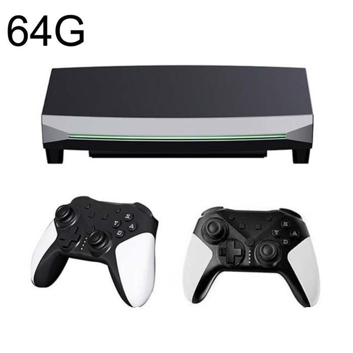 For Psp Simulator Suspension Game Console Four Person Battle Video Gaming Machine 4K Hd Game Box - 64G Charging Handle