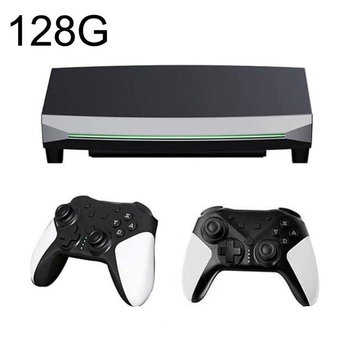 For Psp Simulator Suspension Game Console Four Person Battle Video Gaming Machine 4K Hd Game Box - 128G Charging Handle