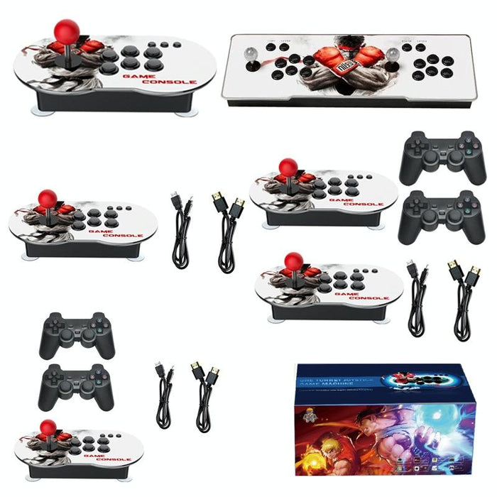 Tv Console Game Joystick Turret Hd 4K Game 32G Built-In 10000 Games