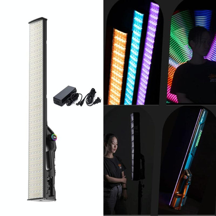 Yn660 Rgb Standard Version & Power Adapter Colorful Stick Light Hand Holds Led Photography Fill Lights