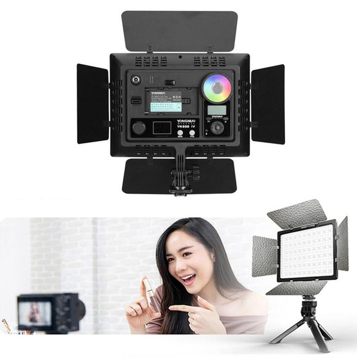 Yn300Iv Four Generations Rgb Full Colour Photography Lamp Double Colour Led Fill Light - Standard