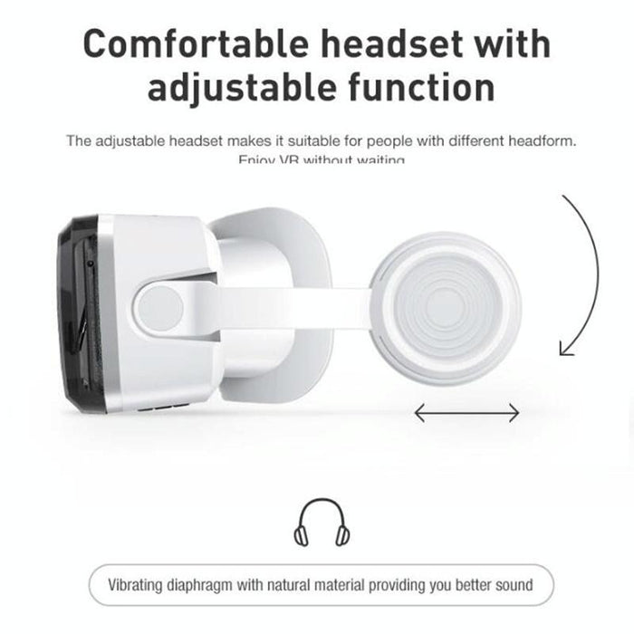 3d Vr Glasses Bluetooth Headset