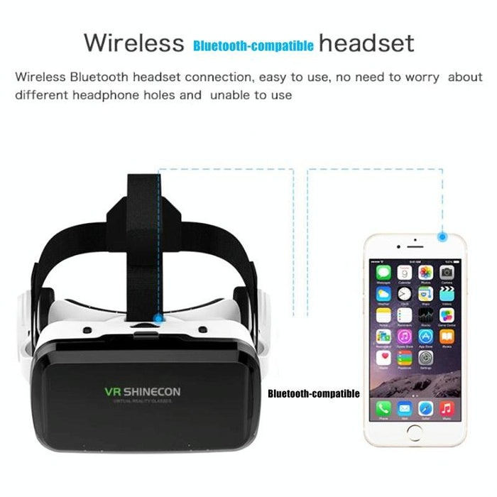 3d Vr Glasses Bluetooth Headset