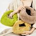 Rabbit Fleece Handbag Knotted Plush Tote