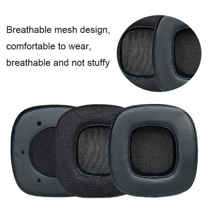 1Pair Headphone Breathable Sponge Cover For Xiberia S21/T20 - Ice Silk Black