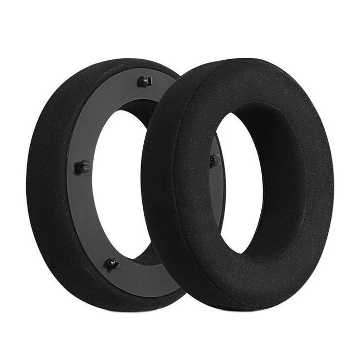 For Focal Clear Mg Pro 2Pcs Leather Breathable And Comfortable Headset Cover - Fiber Black