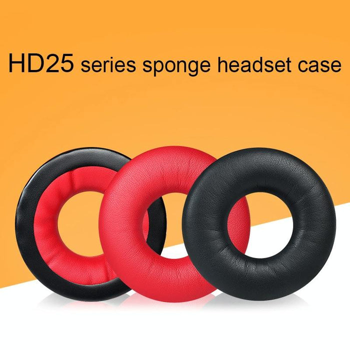 1Pair Headset Sponge Cover For Sennheiser Hd25-1Ii/25/25Sp/25Sp-Ii - Black