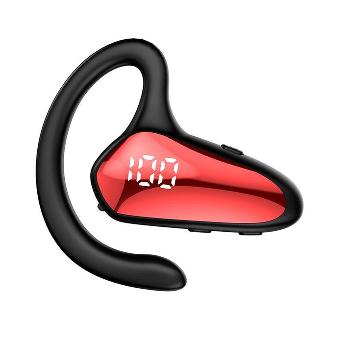 Yx02 With Digital Display Hanging Ear Bone Conduction Bluetooth Headset