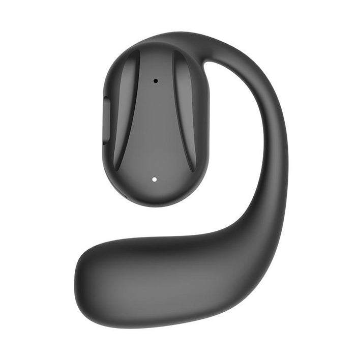 Yj77 Bluetooth 5.2 Ear-Mounted Ows Bone Conduction Headset Left Ear Black