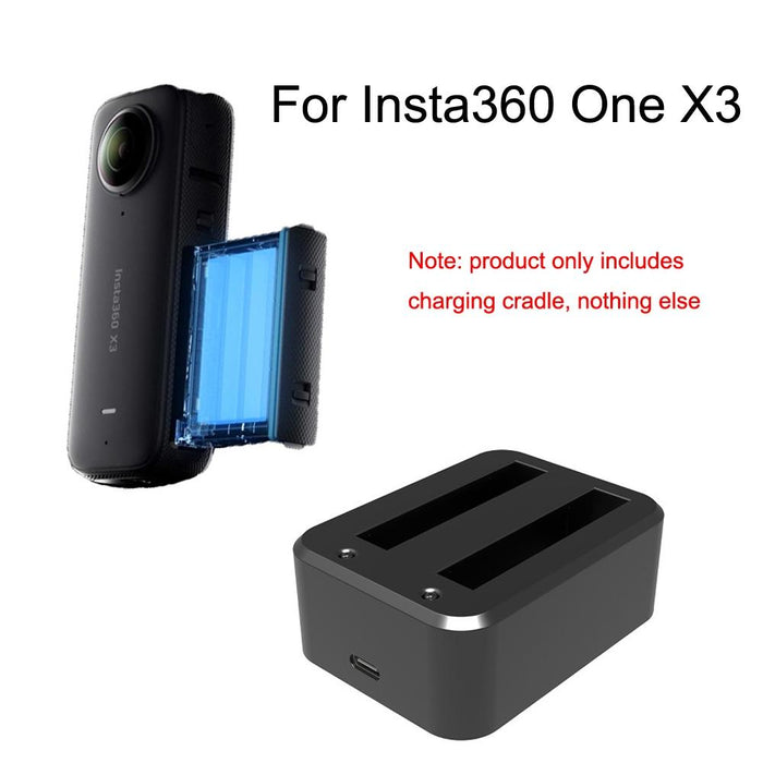 Insta360 X3 A520 Panoramic Camera Batteries Charger Dual