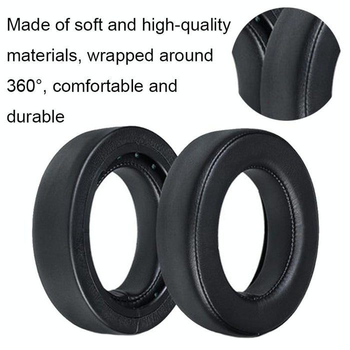 2Pcs Headphones Soft Foam Cover For Corsair Hs60/50/70 Pro - Black Thicken