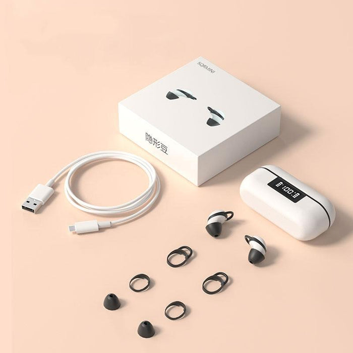 X999 Mini Wireless Noise Reduction With Digital Display Charging Bin Bluetooth Earphone