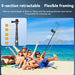 Carbon Fiber Monopod Selfie Stick With 1/4 Screw For Action