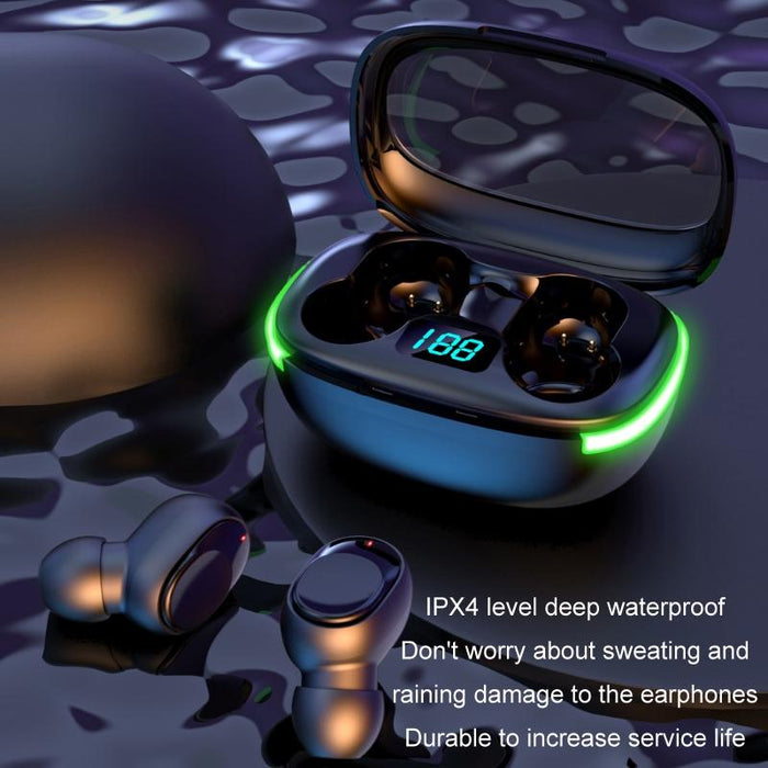 Y70 Tws5.1 Sports Gaming In-Ear Wireless Bluetooth Headset Wireless Charging & Digital Display