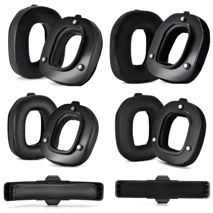 For Logitech Astro A50 Gen4 Headset Replacement Accessory - 2Pcs Protein Leather Earmuffs