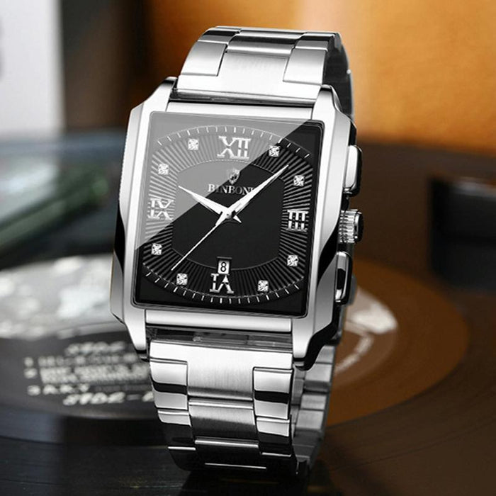 B4143 Rectangular Outdoor Men Waterproof Quartz Watches