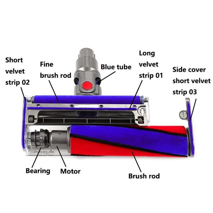 For Dyson V6-v11 Motor Bearing Vacuum Cleaner Soft Roller